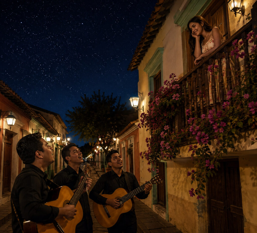 Jovenes con serenata Jovenes con serenata